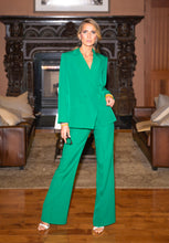 Load image into Gallery viewer, Emerald Green Viscose Suit (Slit Back)
