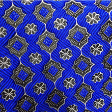 Load image into Gallery viewer, Royal Blue Jacquard Blouse

