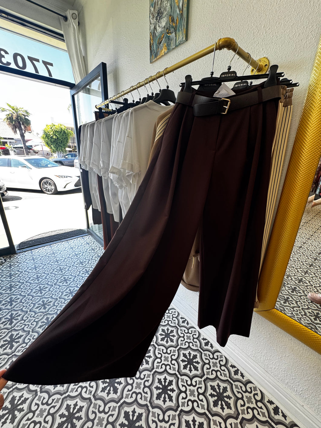 Palazzo Pants Brown