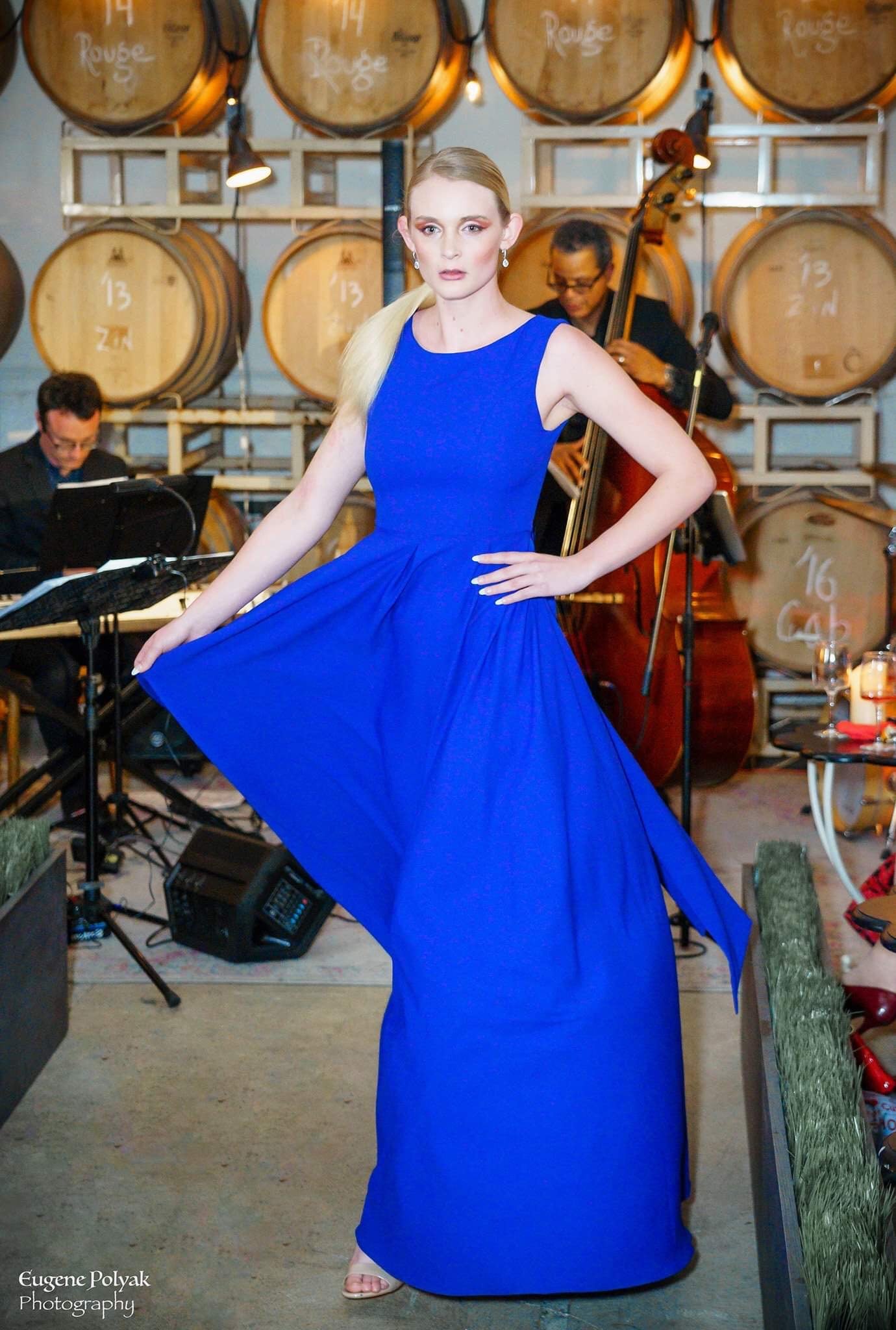 blue viscose dress Royal – lenatrotskofashion Banned Our Favorite Details Size:C75 Butter-yellow 🧈 ZARA ASYMMETRIC Bias dress